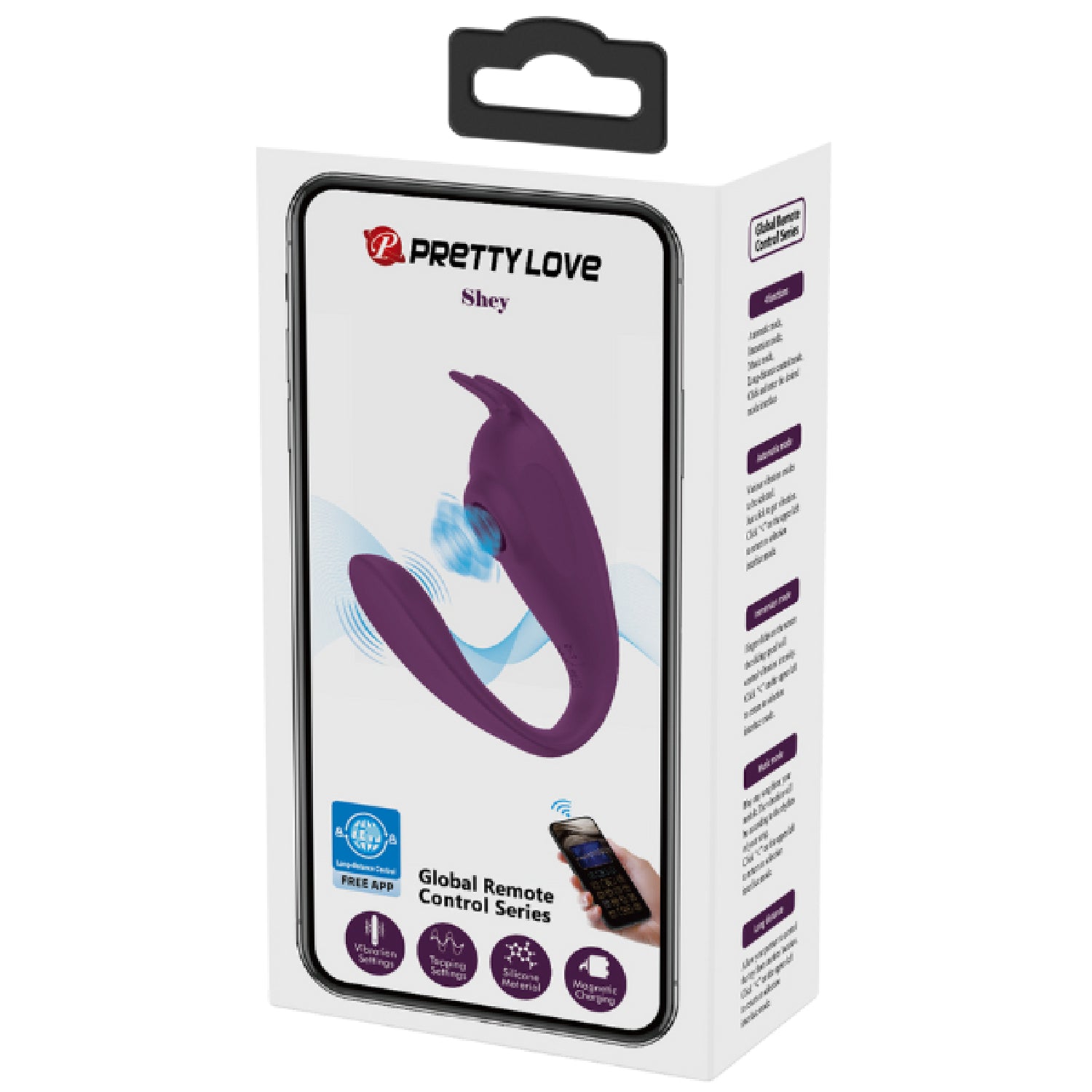 Pretty Love - Global Remote Control Series Shey | App-Controlled Dual Stimulator