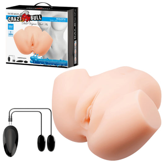 Pretty Love – Crazy Bull Veronica Dual Vagina and Ass | Water Activated Vibrating Male Masturbator