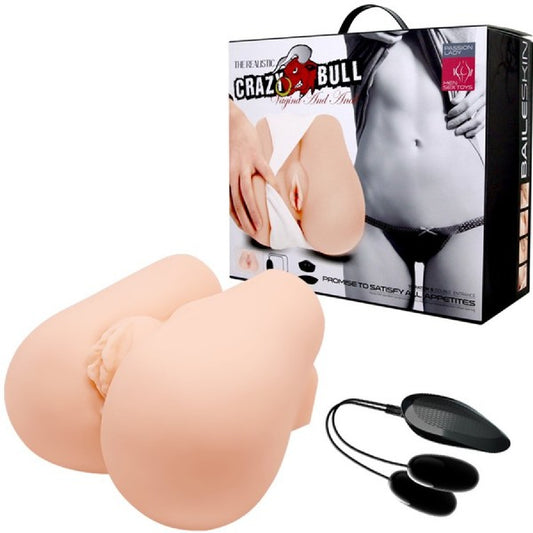 Pretty Love - Crazy Bull Missionary (Vagina & Anal) | Vibrating Male Masturbator