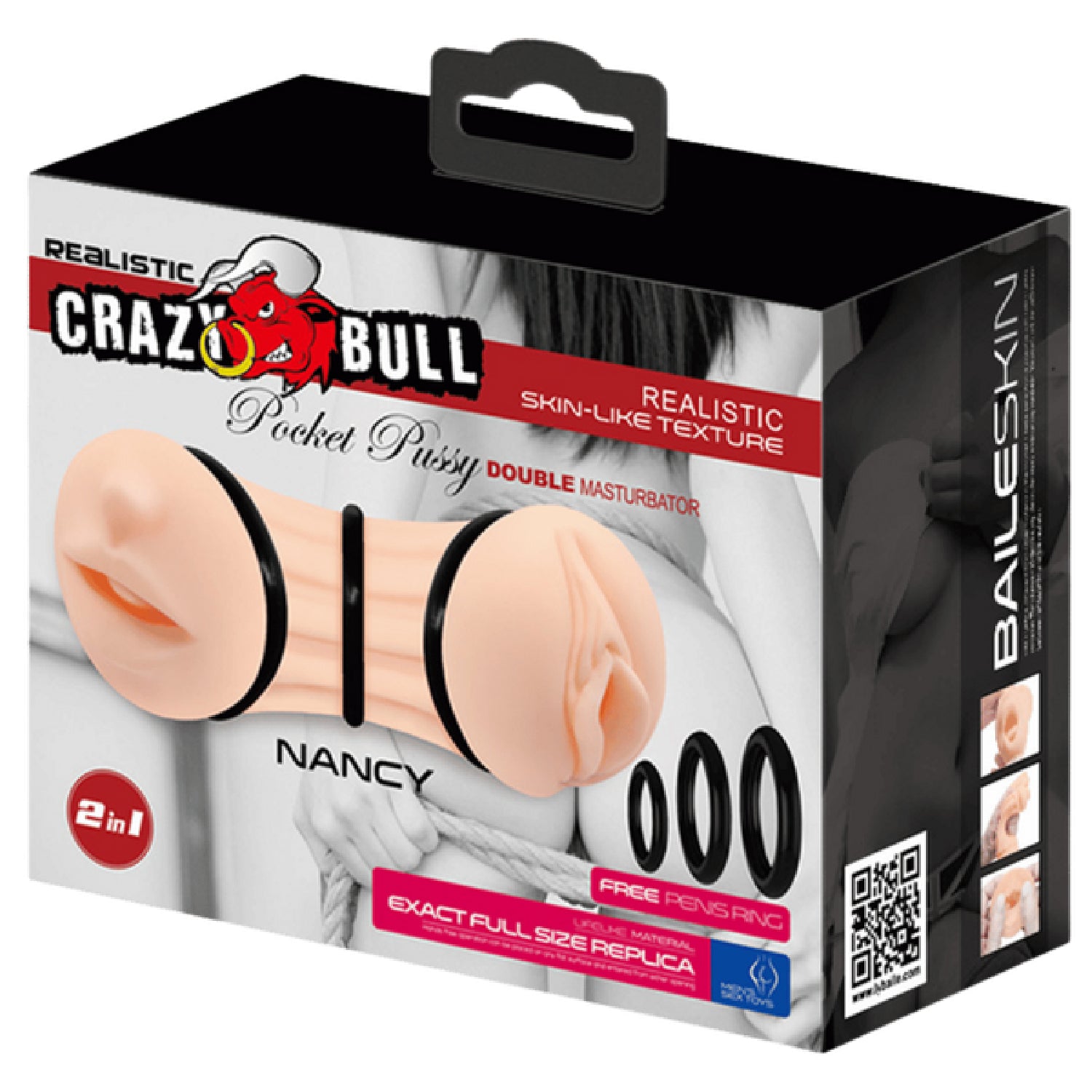 Pretty Love – Crazy Bull Nancy Pocket Pussy | Double Masturbator