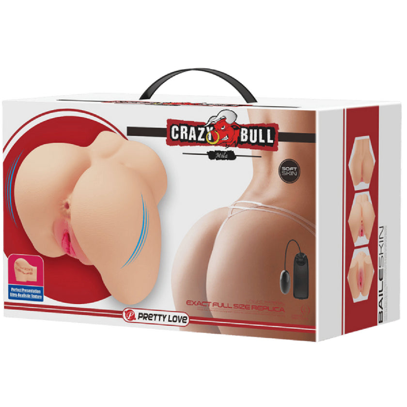 Pretty Love – Crazy Bull Exact Full Size Replica Mila | Vibrating Male Masturbator