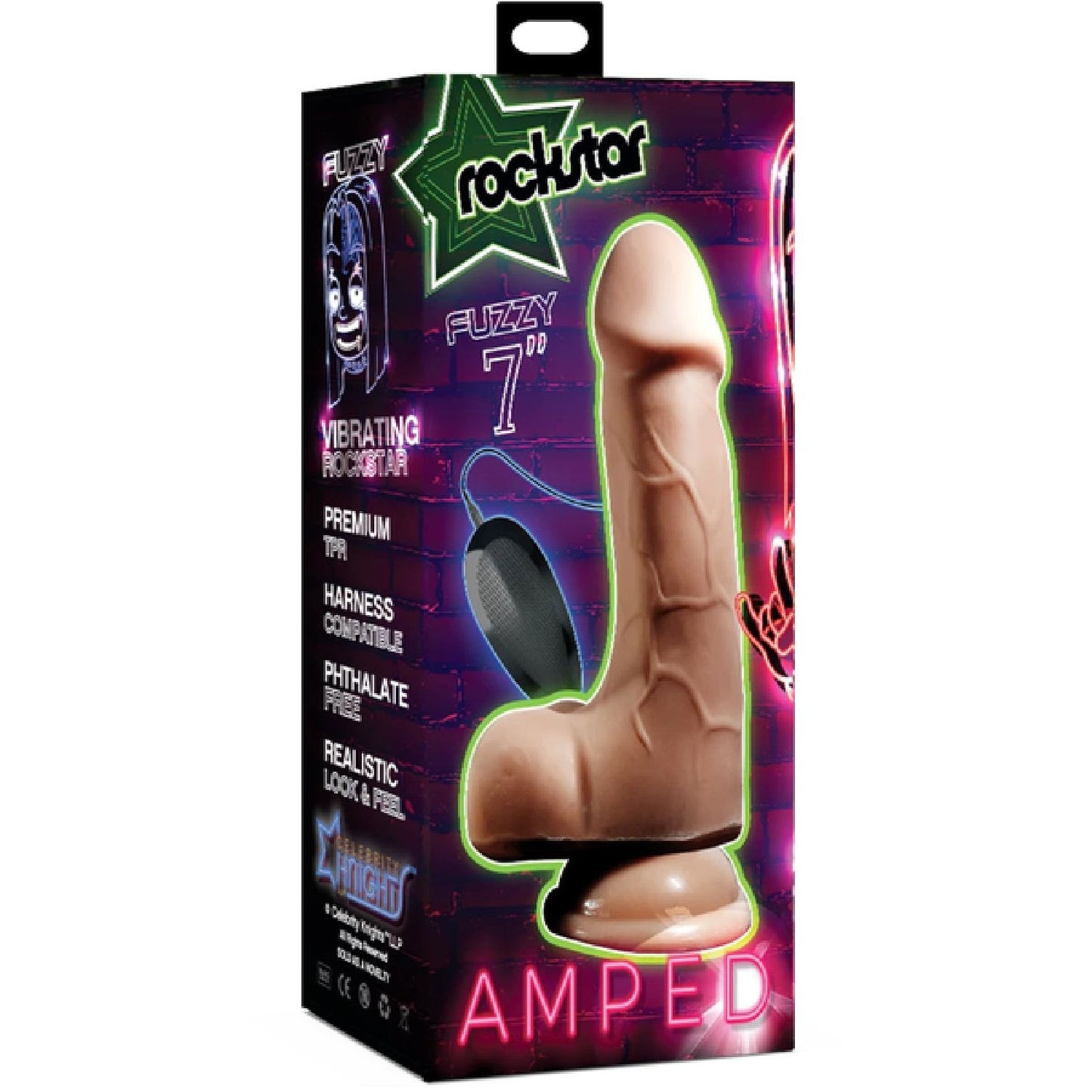Celebrity Knights - Rockstar Amped Fuzzy 7" | Vibrating Dong