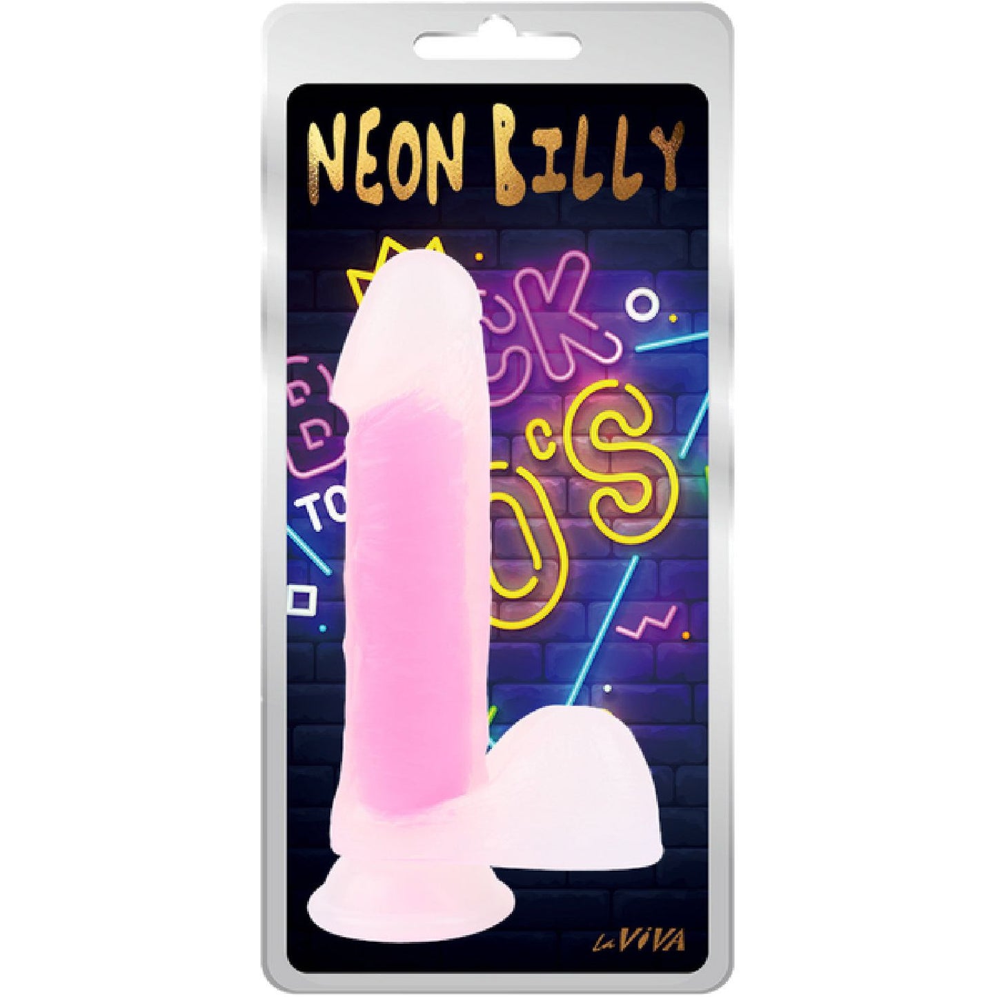 Laviva - Neon Billy 7.6" | Glow-in-the-Dark Dildo