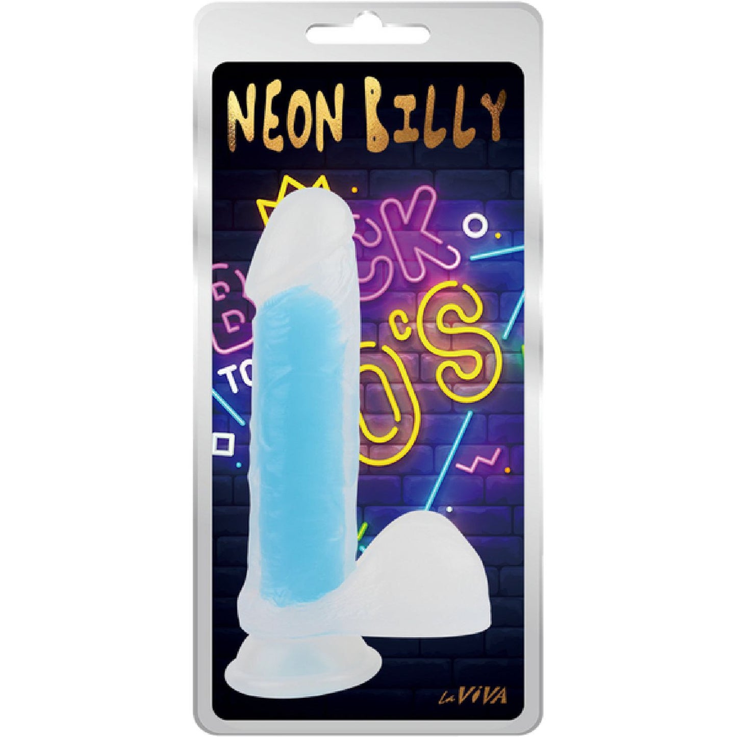 Laviva - Neon Billy 7.6" | Glow-in-the-Dark Dildo