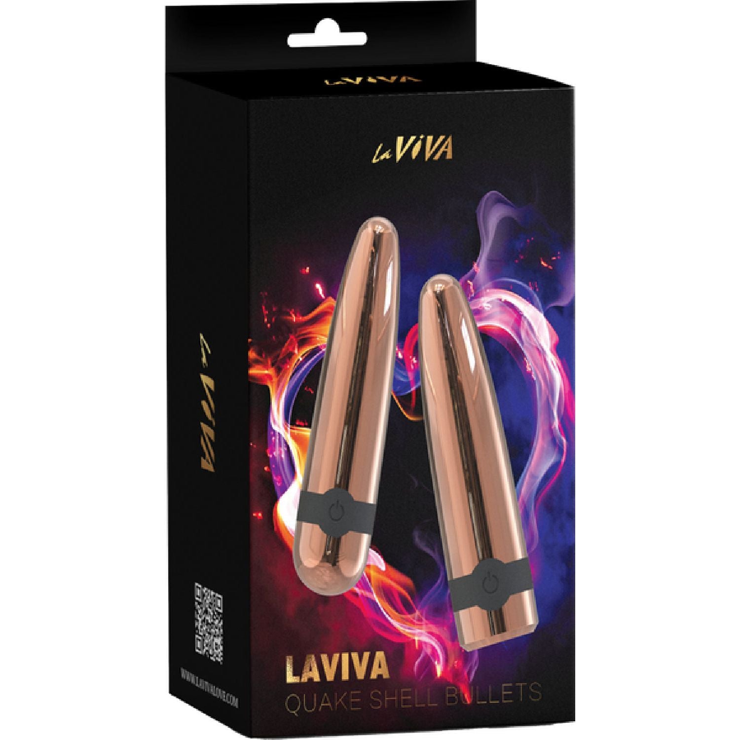 Laviva - Quake Shell Bullets | Rechargeable Bullet Twin Pack