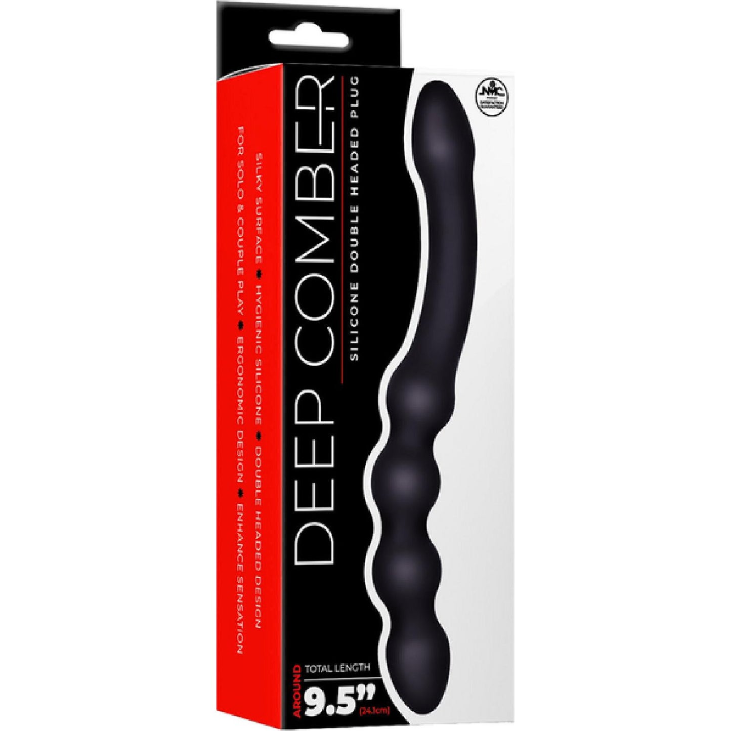 Excellent Power – Deep Comber - Ribbed Silicone Double Head Plug | Double-Ended Plug