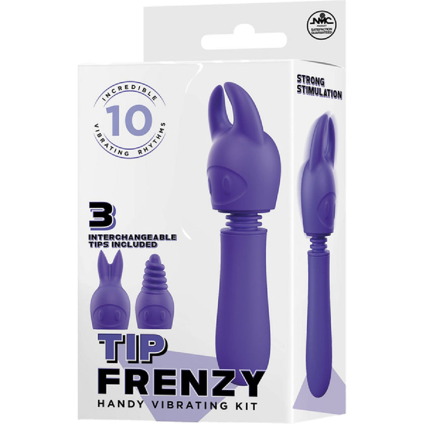 Excellent Power – Tip Frenzy Handy Vibrating Kit | Rechargeable Silicone Vibrator