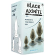 Excellent Power - Black Axinite 3-In-1 Anal Plug Kit Set | Anal Plug Kit