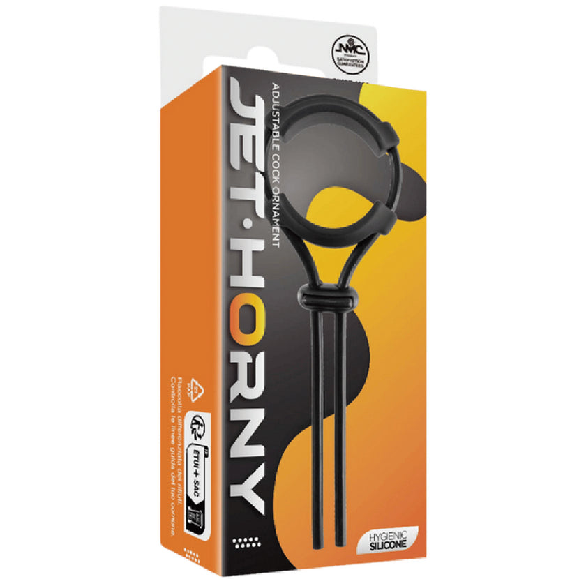 Excellent Power – Jet Horny Adjustable Cock Ornament | Adjustable Cock Ring