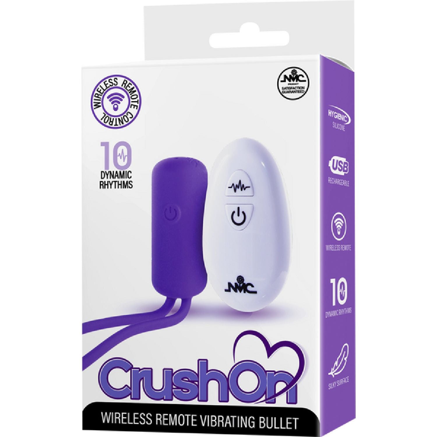 Excellent Power – Crush On Wireless Remote Vibrating Bullet | Rechargeable Remote-Controlled Bullet Vibrator