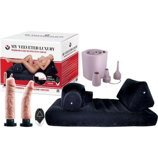 Excellent Power - My Elevated Luxury | Premium Inflatable Bed With Velvet Surface