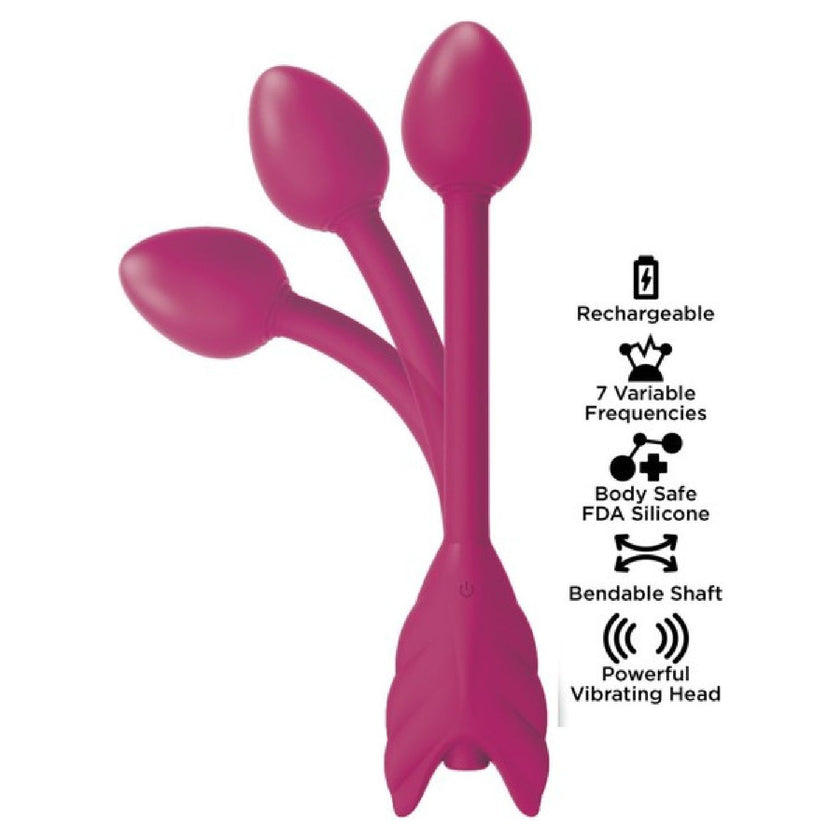 Hott Products Unlimited - Stardust Soar Up Bendable Vibrating Arrow | Vibrator