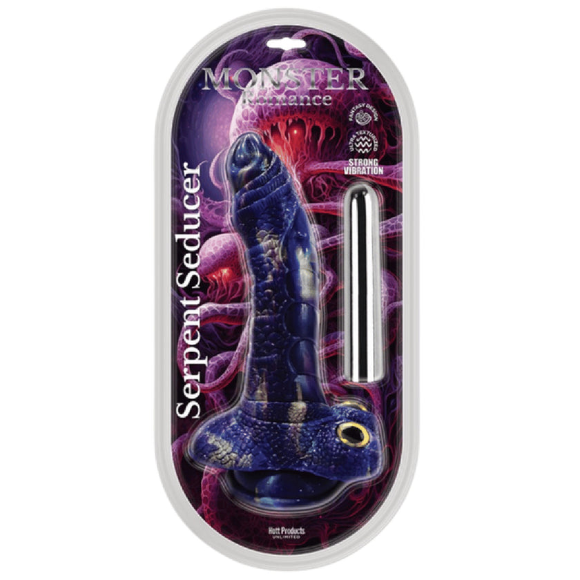 Hott Products Unlimited – Monster Romance Serpent Seducer | Vibrating Fantasy Dildo