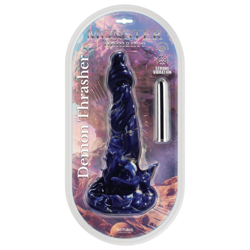 Hott Products Unlimited – Monster Romance Demon Thrasher | Vibrating Fantasy Dildo