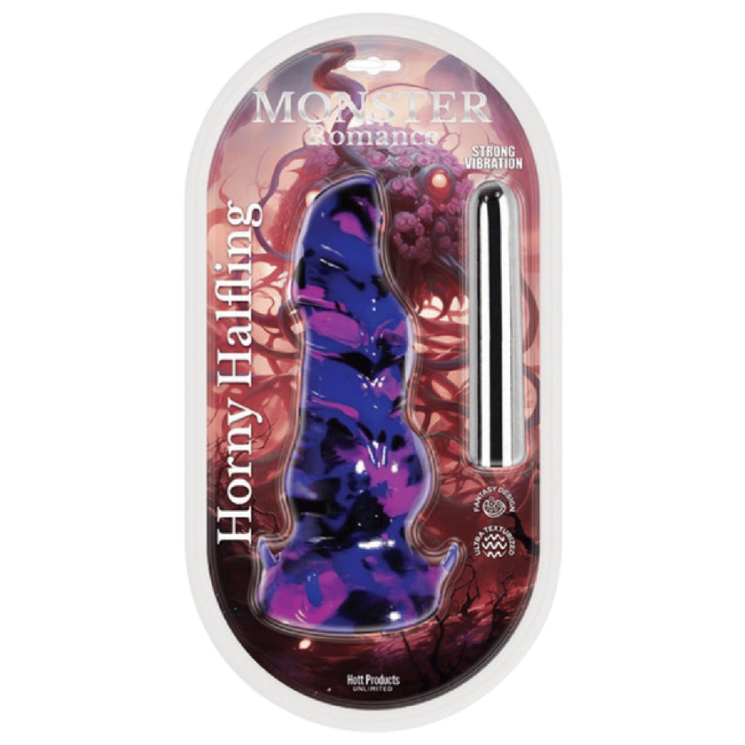 Hott Products Unlimited – Monster Romance Horny Halfling | Vibrating Fantasy Dildo
