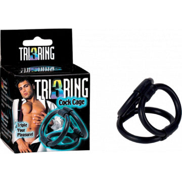 Seven Creations – Tri Ring 3 Cock Cage | Cock Cage