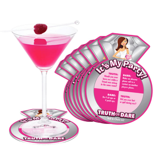 Ball & Chain - Truth or Dare Coasters | Adult Party Game