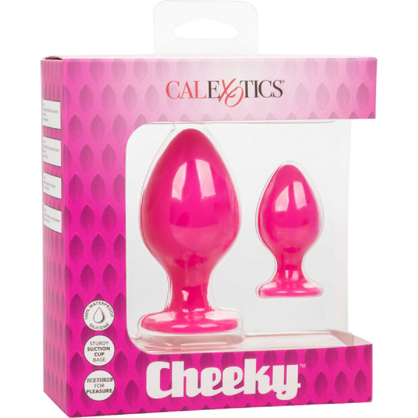 CalExotics – Cheeky™ Anal Plugs | 2-Piece Textured Silicone Plug Set