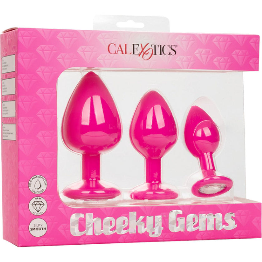 CalExotics – Cheeky™ Gems | 3-Piece Anal Training Plug Kit