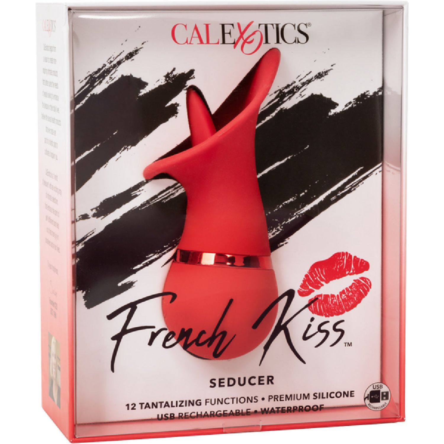 CalExotics – French Kiss™ Seducer | Compact Flickering Tongue Teaser Vibrator