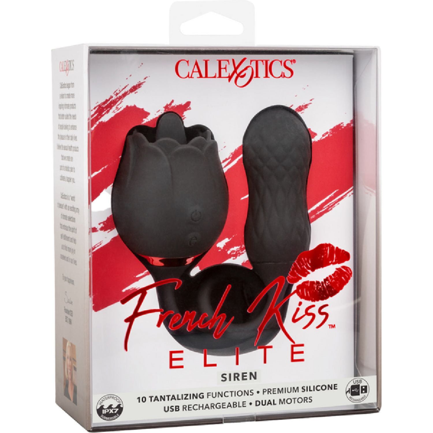 CalExotics – French Kiss™ Elite Siren | Flickering Teaser with Textured Vibrating Bullet