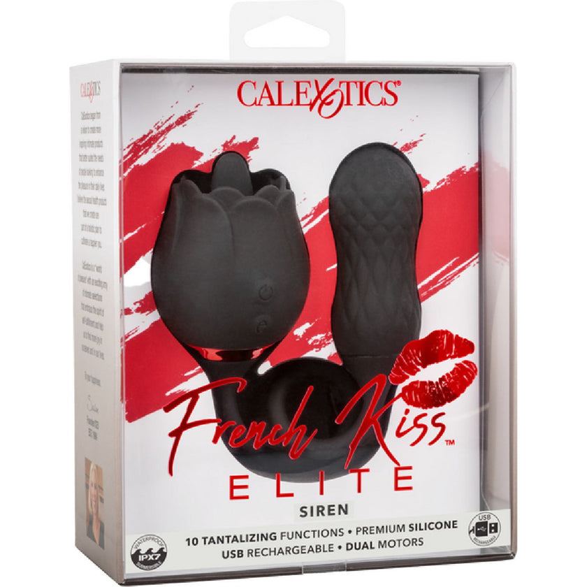 CalExotics – French Kiss™ Elite Siren | Flickering Teaser with Textured Vibrating Bullet