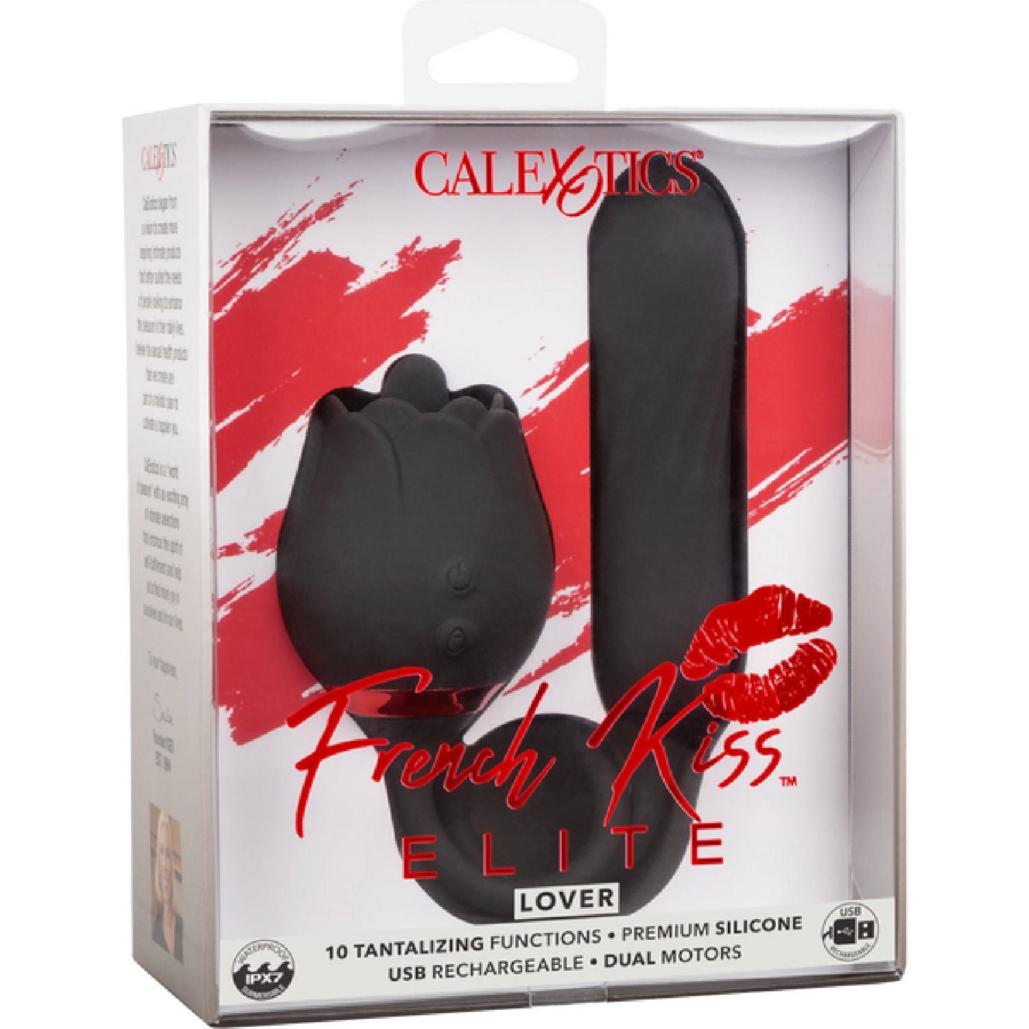CalExotics – French Kiss™ Elite Lover | Flickering Teaser & Rotating Bullet Massager