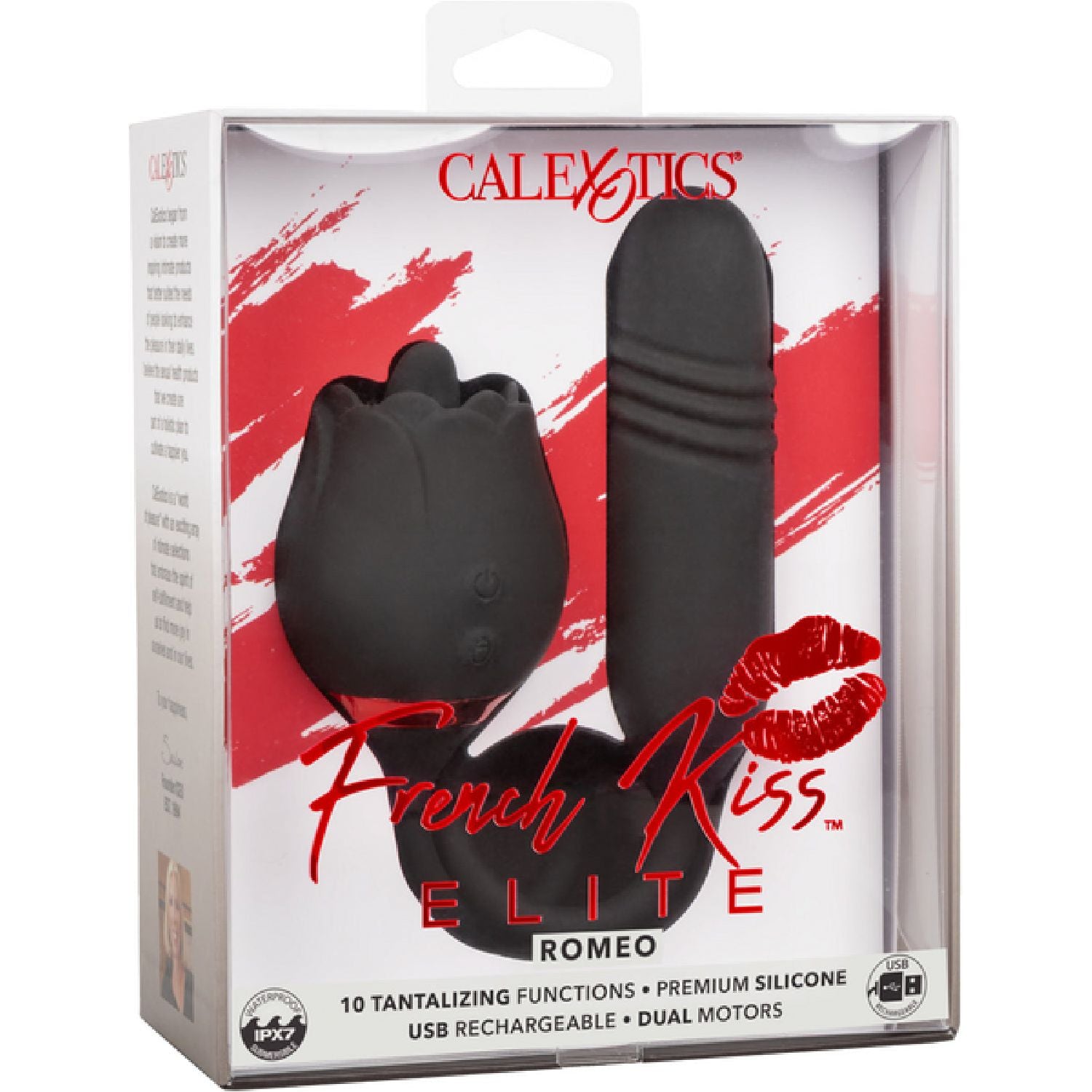 CalExotics – French Kiss™ Elite Romeo | Flickering Teaser & Thrusting Bullet Massager