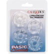 CalExotics - Basic Essentials Super-stretchy TPR Enhancers | Cockring Set
