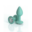 HOOKUP - Crotchless Secret Gem - White | Panties & Diamond Butt Plug Set