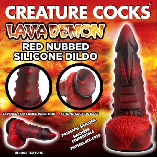 Creature Cocks - Lava Demon | Silicone Dildo