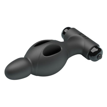 Mr. Play - Silicone Vibrating Anal Plug | Black