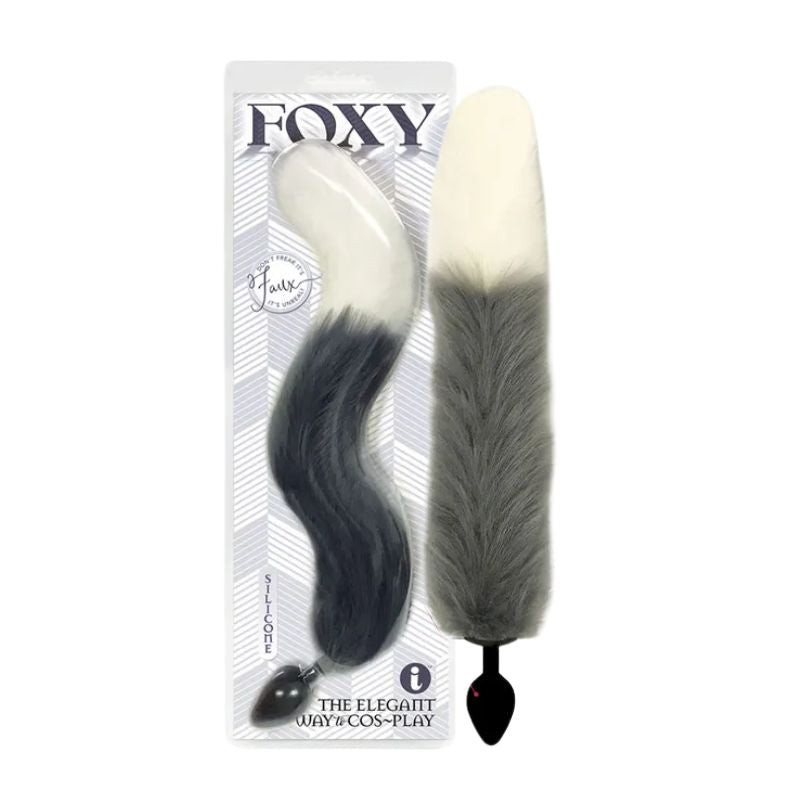 Icon Brands - Foxy Fox Tail Silicone Butt Plug | Assorted Colours