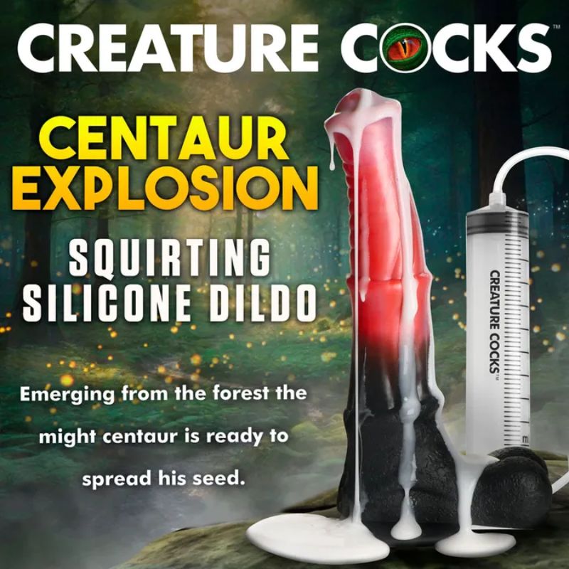 Creature Cocks - Centaur Explosion | Squirting Dildo