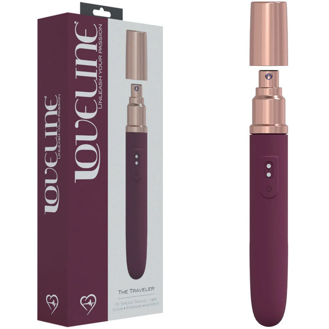 LOVELINE - The Traveler | Lube-Dispensing Vibrator