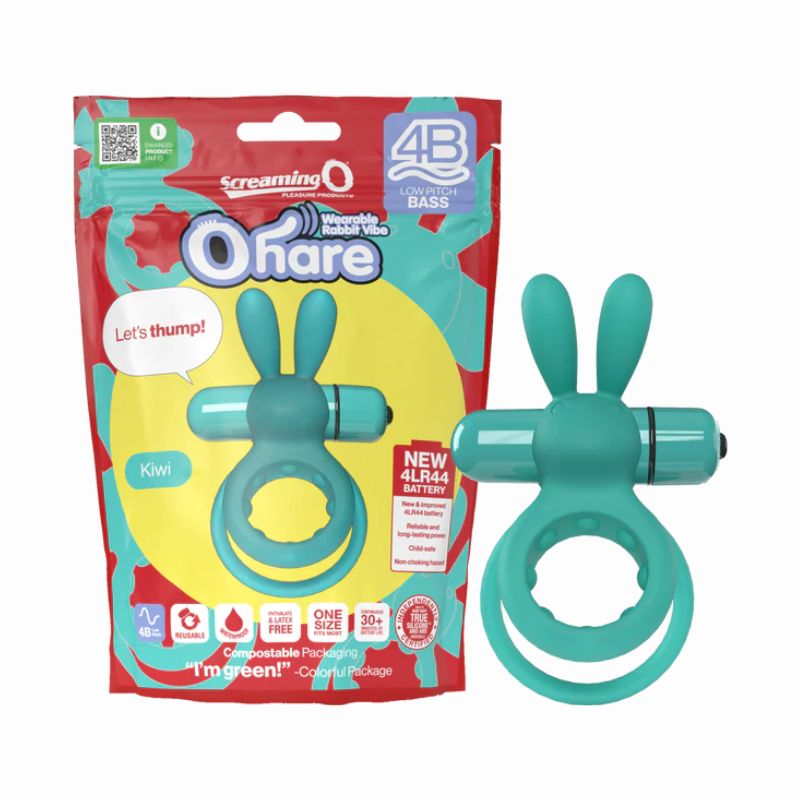 Screaming O - OHare Wearable Rabbit Vibrating Cock-ring | Assorted Colours