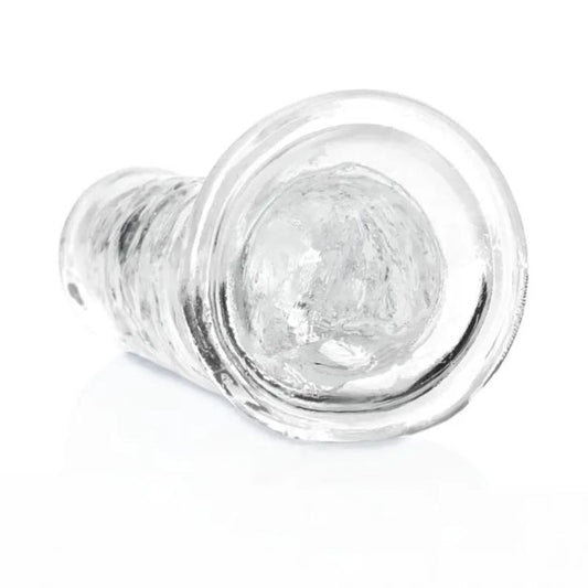 Real Rock - Crystal Clear Straight Dildo 7" | Transparent