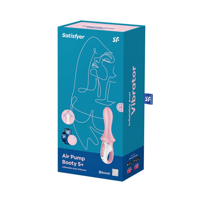 Satisfyer - Air Pump Booty 5 | Connect App Inflatable Anal Vibrator