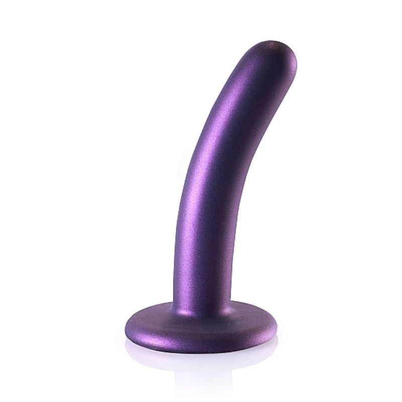 Ouch! - 6 Inch Smooth Silicone G-Spot Dildo | Metallic Range