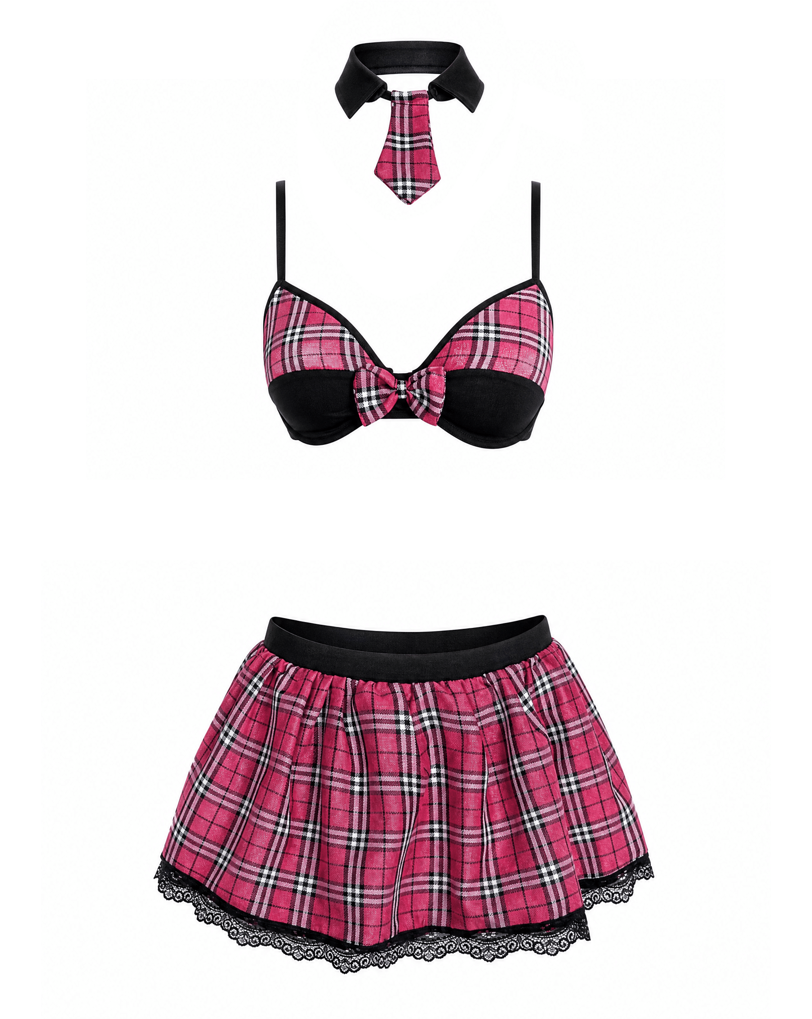 Love In Leather - Pink School Girl Outfit | Assorted Sizes