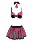 Love In Leather - Pink School Girl Outfit | Assorted Sizes