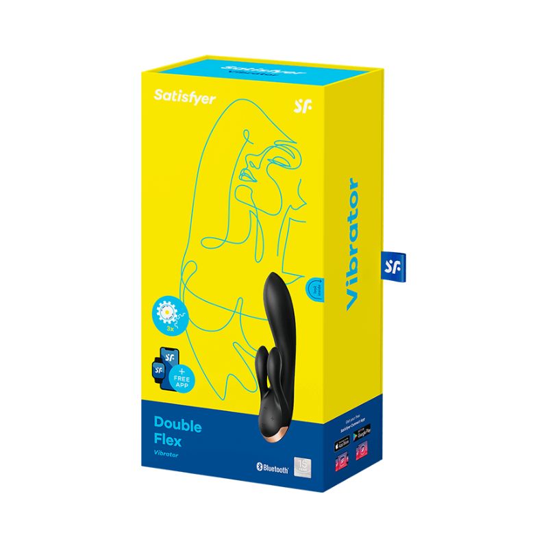 Satisfyer - Double Flex | Connect App Rabbit Vibrator