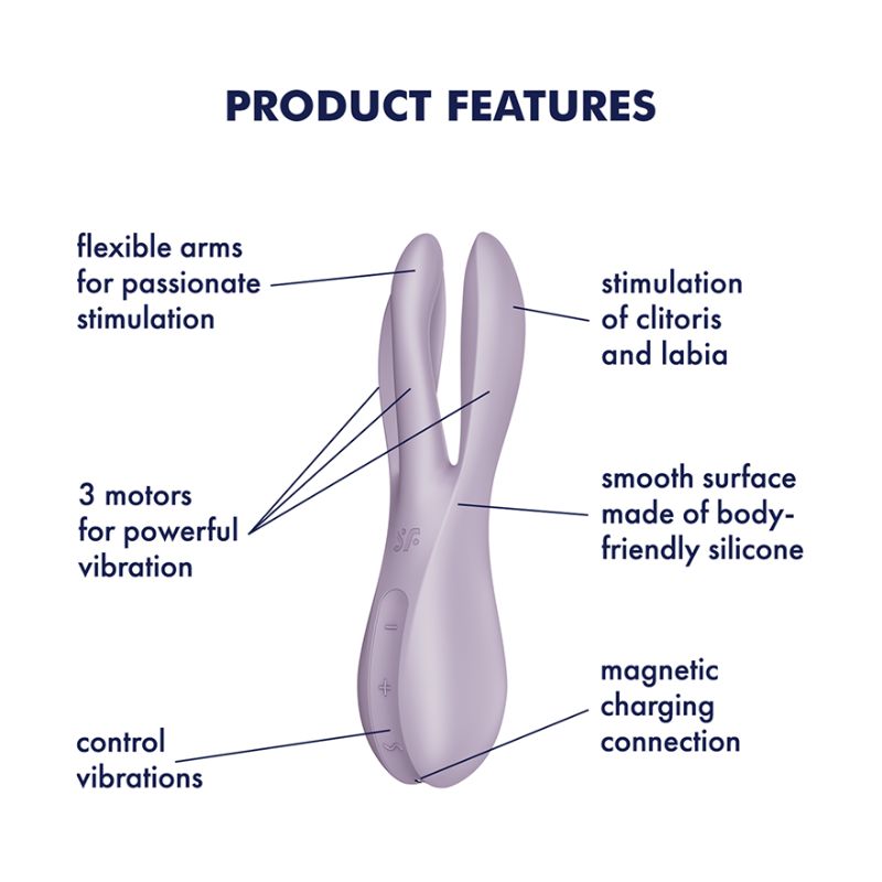 Satisfyer - Threesome 2 | Triple Head Stimulator