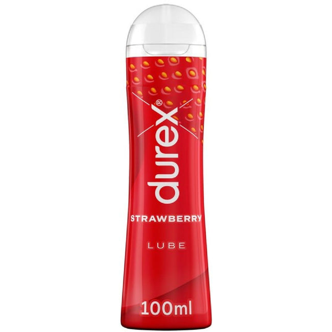 Durex – Strawberry Lube 100ml | Flavoured Water-Based Personal Lubricant