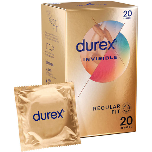 Durex - Invisible 20 Pack Regular Fit | Condoms