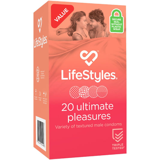 LifeStyles – 20 Pack Ultimate Pleasures | Condoms