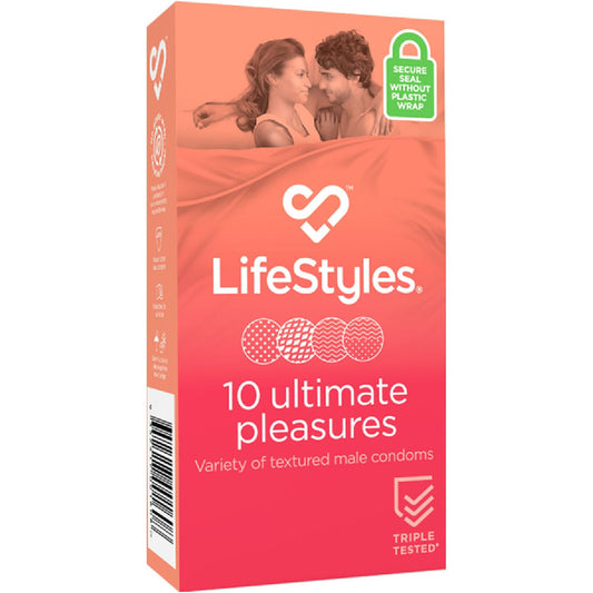 LifeStyles – 10 Pack Ultimate Pleasures | Condoms