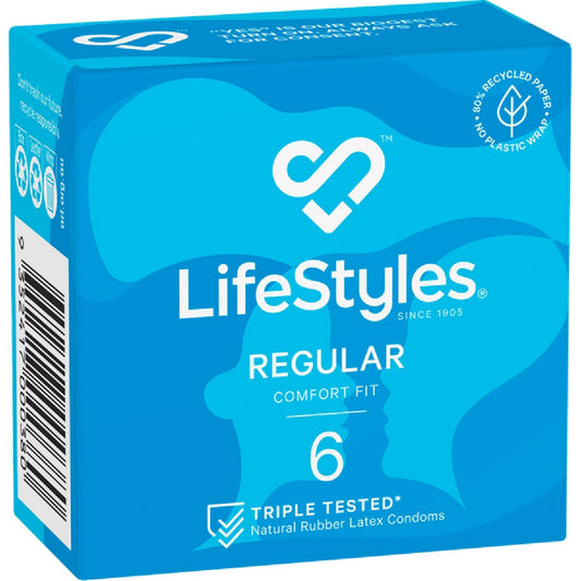 LifeStyles – 6 Pack Regular | Condoms