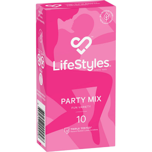 LifeStyles – 10 Pack Party Mix | Condoms