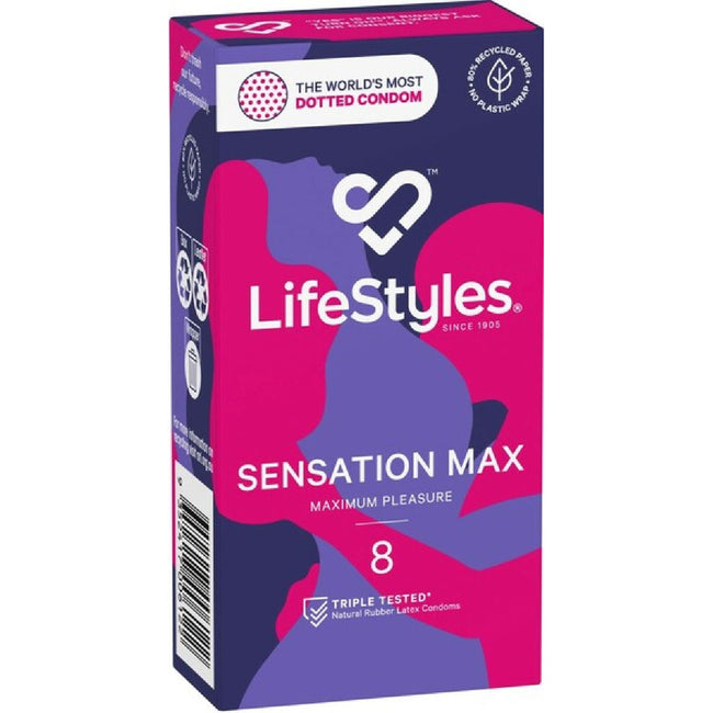 LifeStyles – 8 Pack Sensation Max | Condoms